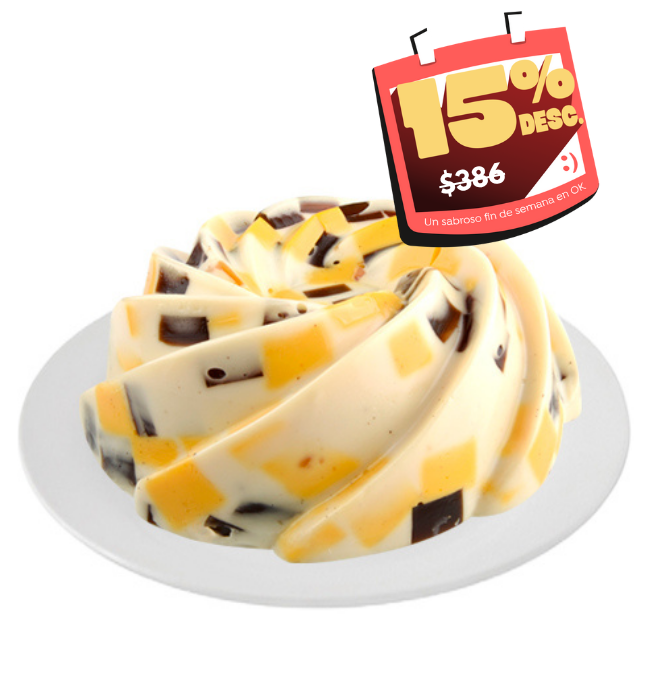 Gelatina Rompope con Café