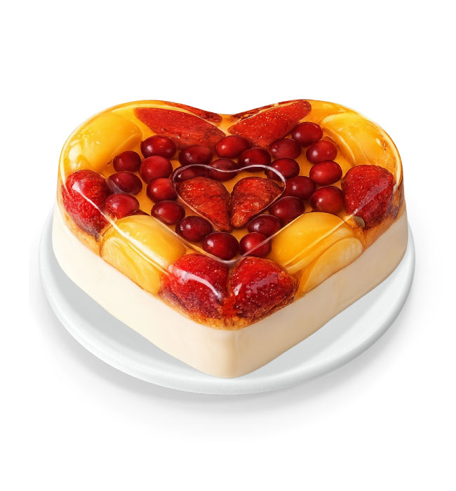Gelatina Corazón Frutal